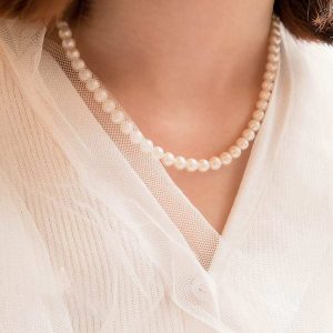 925 Silver Pearl Pendant Necklace