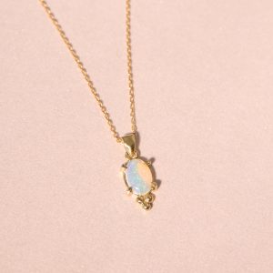 Delicate Opal Necklace